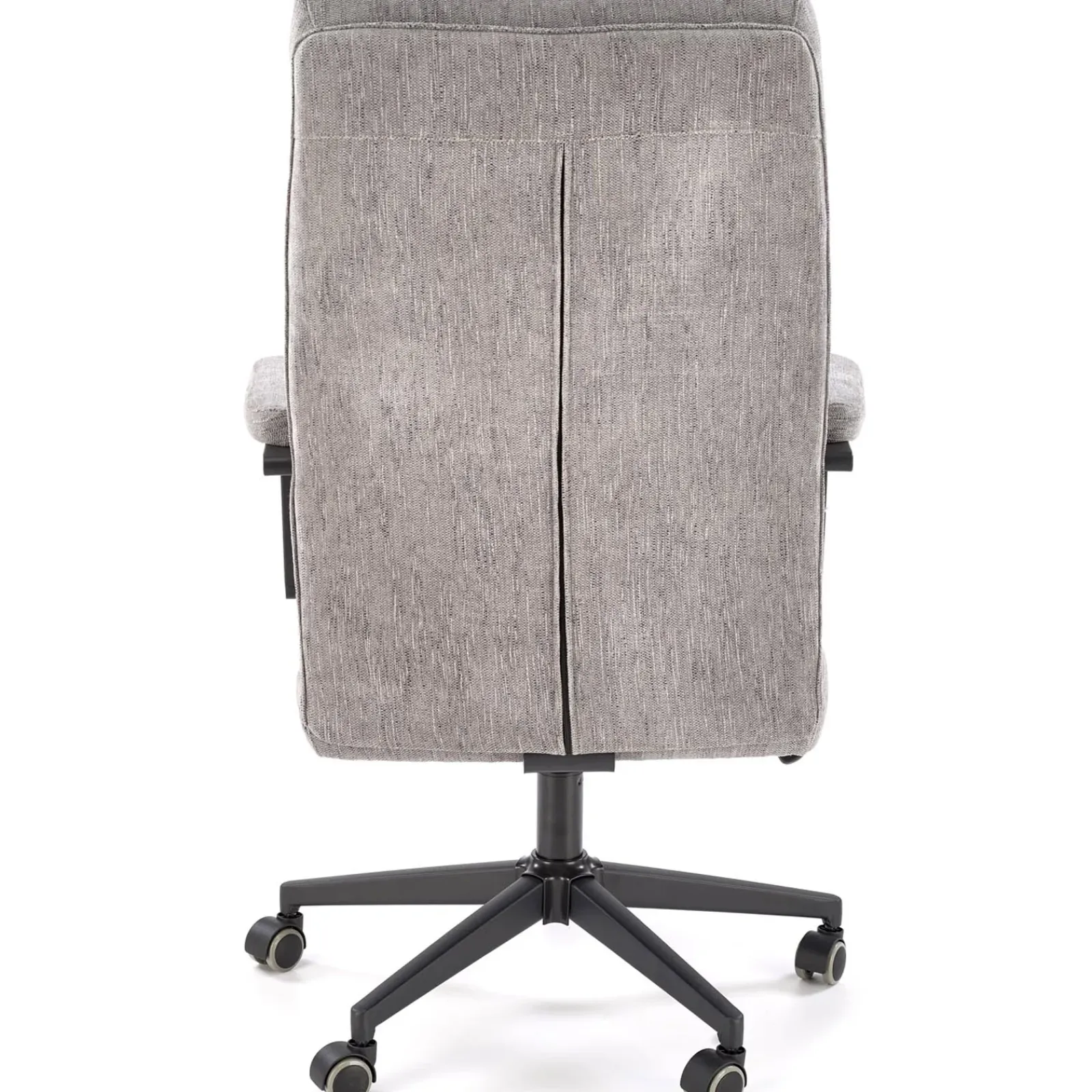 Garnero Arredamenti Sedie Da Ufficio|Sedie Scrivania Ufficio-Sedia da ufficio con ruote e braccioli in tessuto Yara Grigio