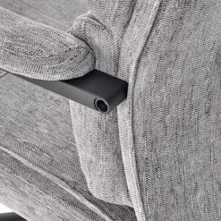 Garnero Arredamenti Sedie Da Ufficio|Sedie Scrivania Ufficio-Sedia da ufficio con ruote e braccioli in tessuto Yara Grigio