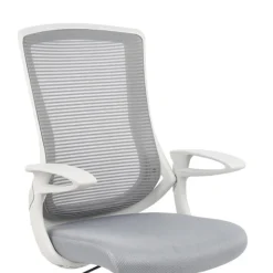 Garnero Arredamenti Sedie Da Ufficio|Sedie Scrivania Ufficio-Sedia da ufficio design in tessuto grigio bianca Diesel