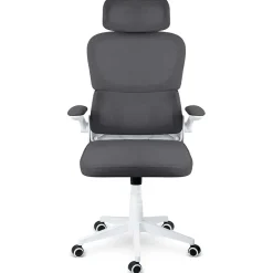 Garnero Arredamenti Sedie Da Ufficio|Sedie Scrivania Ufficio-Sedia da ufficio design moderno con ruote grigia Deskisy