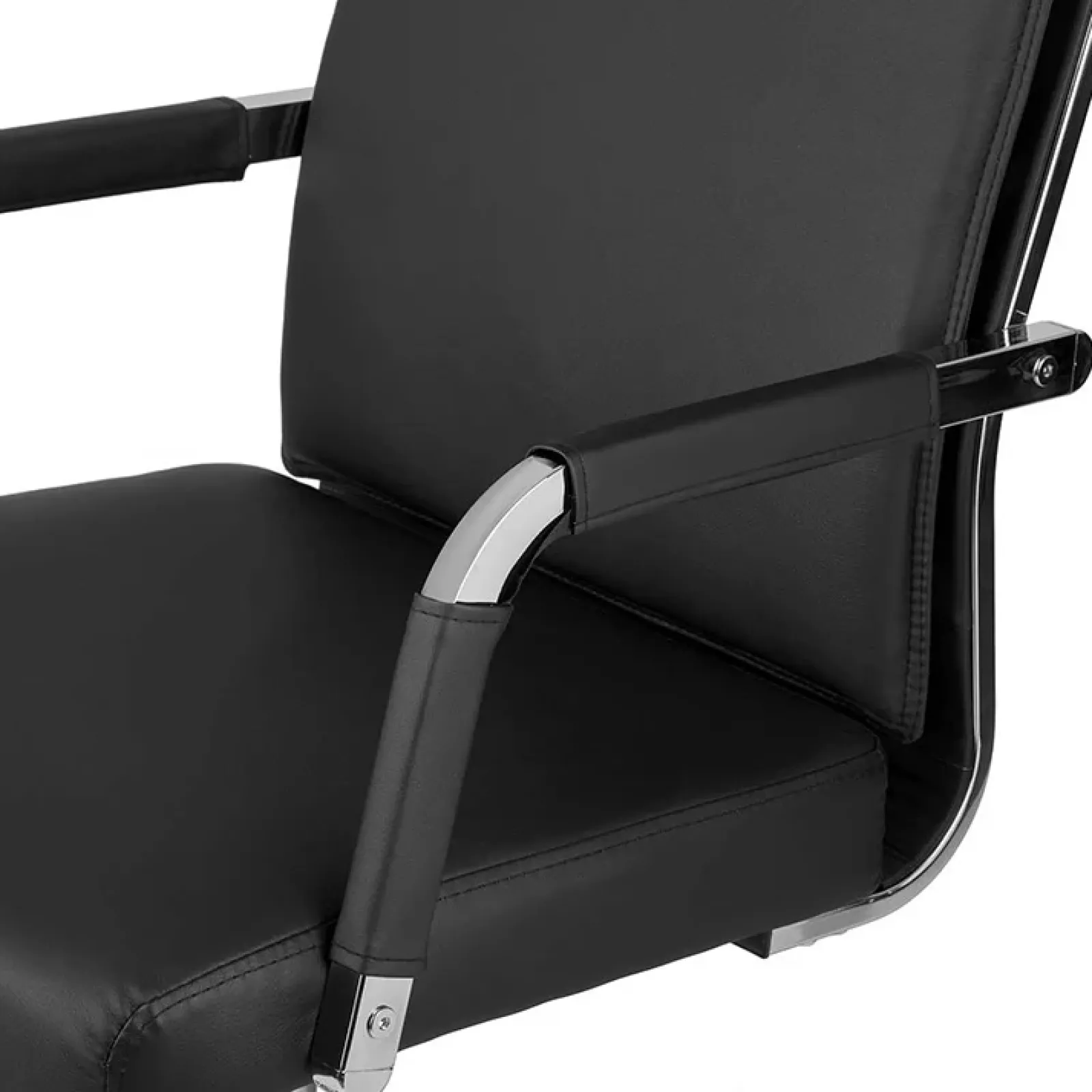 Garnero Arredamenti Sedie Da Ufficio|Sedie Scrivania Ufficio-Sedia da ufficio design moderno con ruote nera Workisy