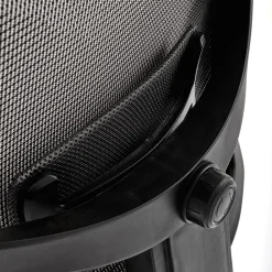 Garnero Arredamenti Sedie Da Ufficio|Sedie Scrivania Ufficio-Sedia da ufficio ergonomica con ruote e braccioli regolabili tessuto grigio nero Speed