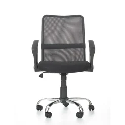 Garnero Arredamenti Sedie Da Ufficio|Sedie Scrivania Ufficio-Sedia da ufficio girevole in tessuto nero grigio Shelly Nero - Grigio