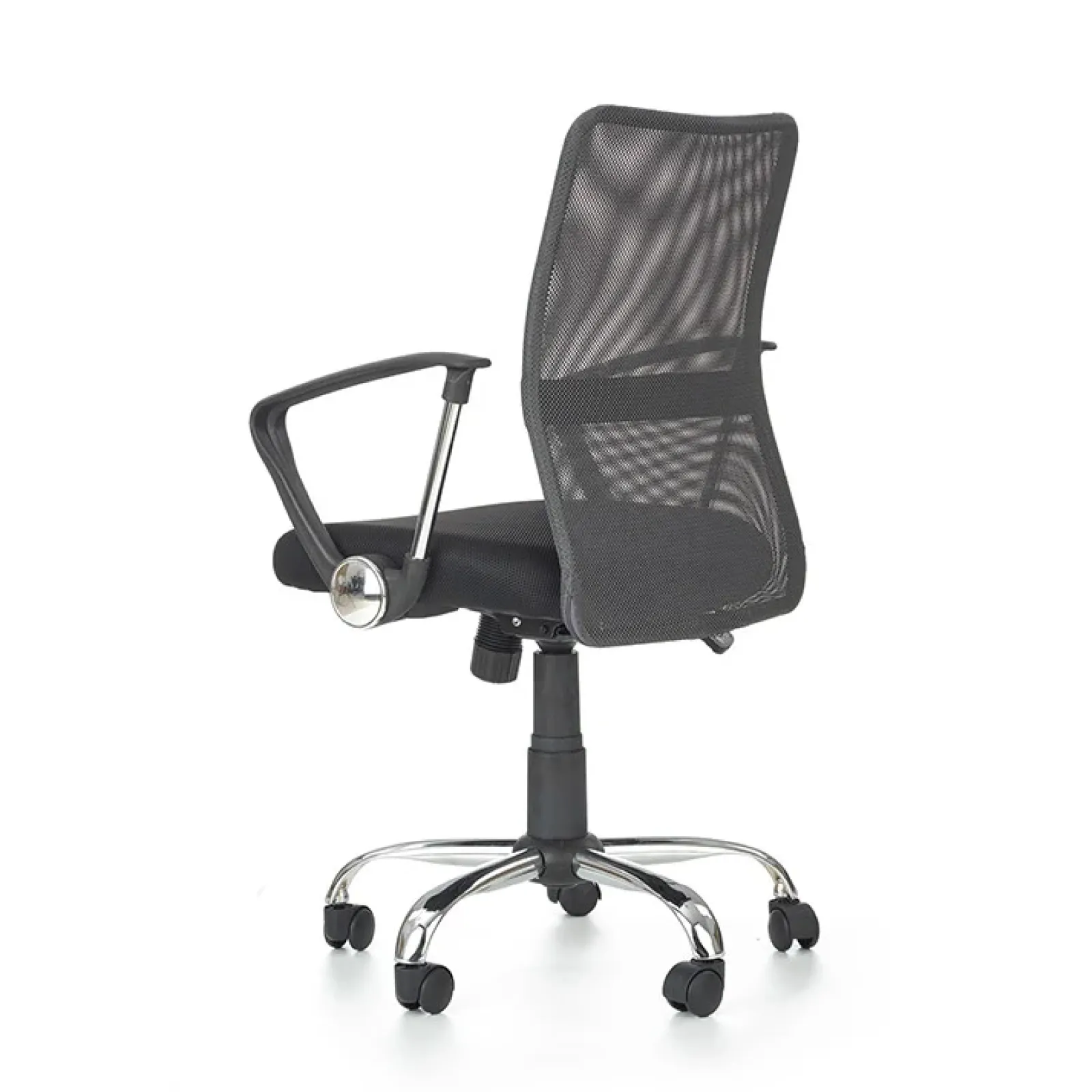 Garnero Arredamenti Sedie Da Ufficio|Sedie Scrivania Ufficio-Sedia da ufficio girevole in tessuto nero grigio Shelly Nero - Grigio