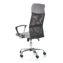 Garnero Arredamenti Sedie Da Ufficio|Sedie Scrivania Ufficio-Sedia da ufficio regolabile in tessuto nero grigio Tweedy