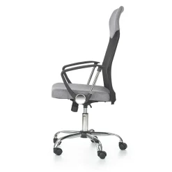 Garnero Arredamenti Sedie Da Ufficio|Sedie Scrivania Ufficio-Sedia da ufficio regolabile in tessuto nero grigio Tweedy