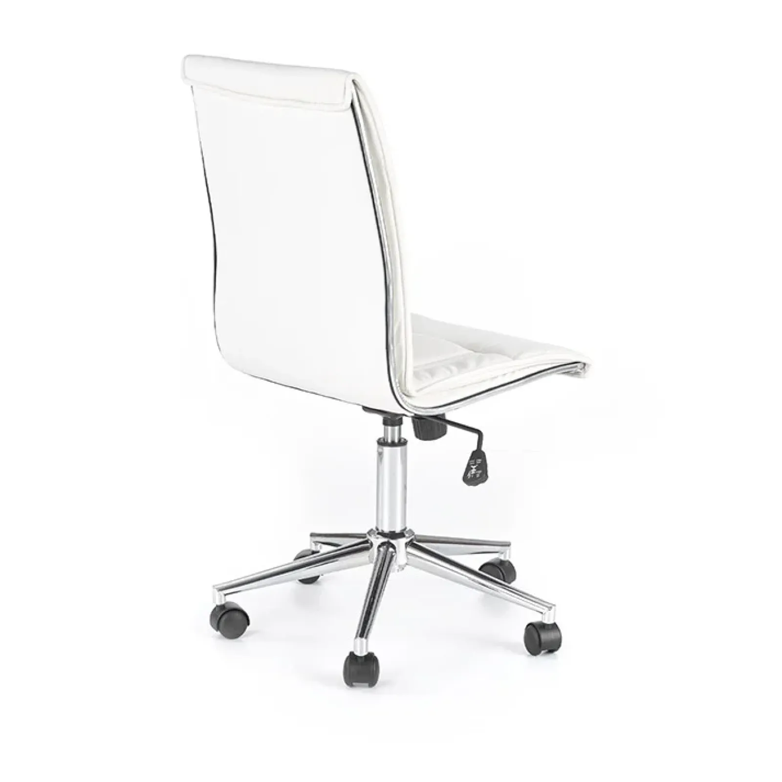 Garnero Arredamenti Sedie Da Ufficio|Sedie Scrivania Ufficio-Sedia da ufficio regolabile in ecopelle Odino Bianco