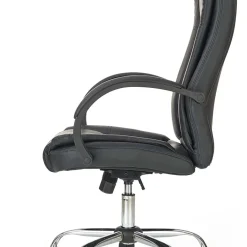 Garnero Arredamenti Sedie Da Ufficio|Sedie Scrivania Ufficio-Sedia ergonomica imbottita con braccioli da ufficio presidenziale nera Class Nero