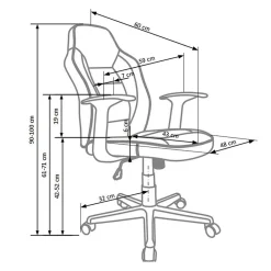 Garnero Arredamenti Sedie Da Ufficio|Sedie Scrivania Ufficio-Sedia gaming con ruote in ecopelle rosso nero grigio Paco