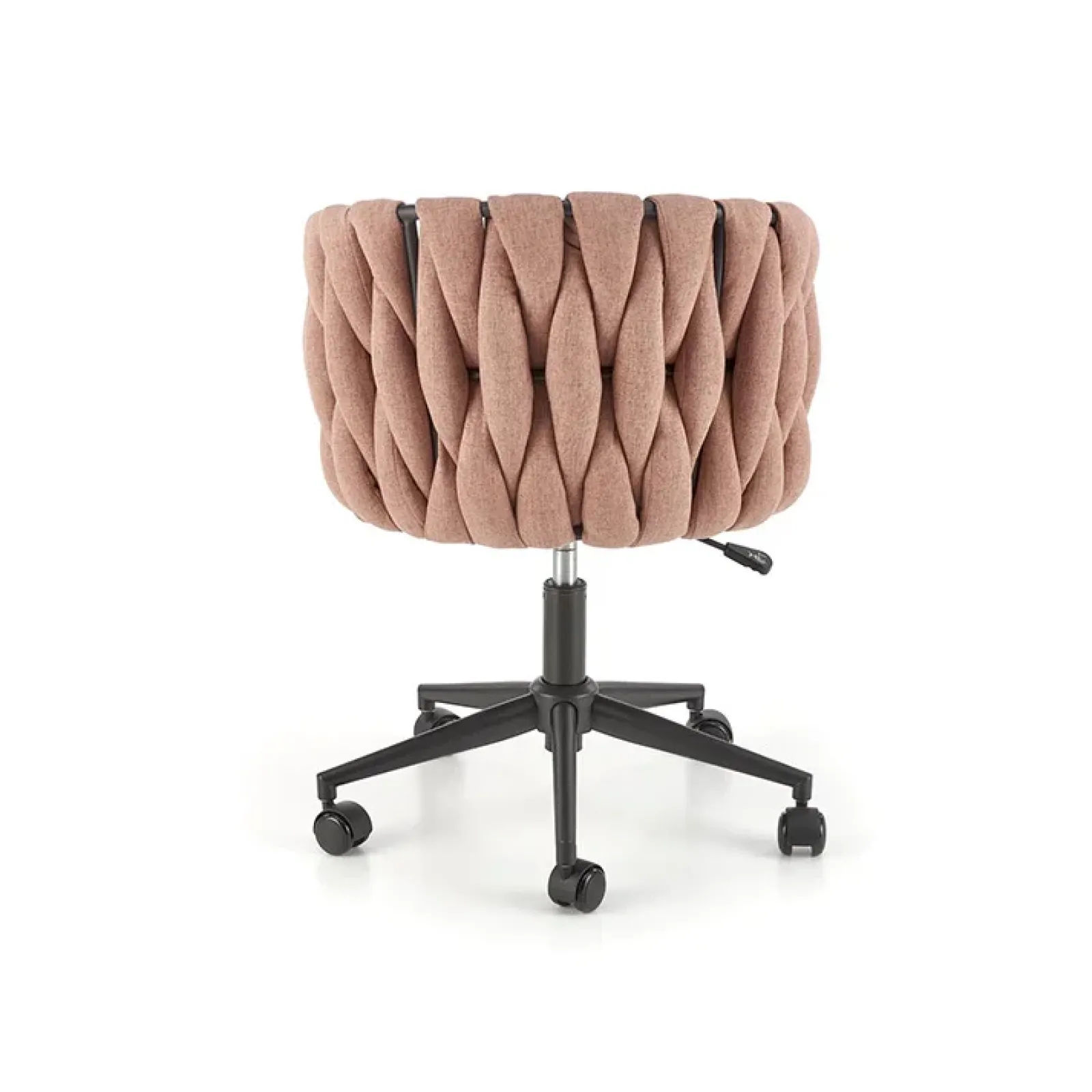 Garnero Arredamenti Sedie Da Ufficio|Sedie Scrivania Ufficio-Sedia moderna con ruote regolabile in tessuto nero Monie Rosa