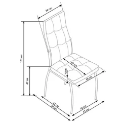 Garnero Arredamenti Sedie In Tessuto-Sedia moderna imbottia in velluto acciaio cromato Reina Verde