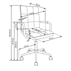 Garnero Arredamenti Sedie Per Scrivania Ragazzi-Sedia per scrivania ragazzi in ecopelle bianca Holly Bianco