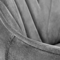 Garnero Arredamenti Sedie Da Ufficio|Sedie Scrivania Ufficio-Sedia per scrivania ragazzi in velluto Randy Grigio