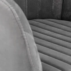 Garnero Arredamenti Sedie Da Ufficio|Sedie Scrivania Ufficio-Sedia per scrivania ragazzi in velluto Marengo Grigio