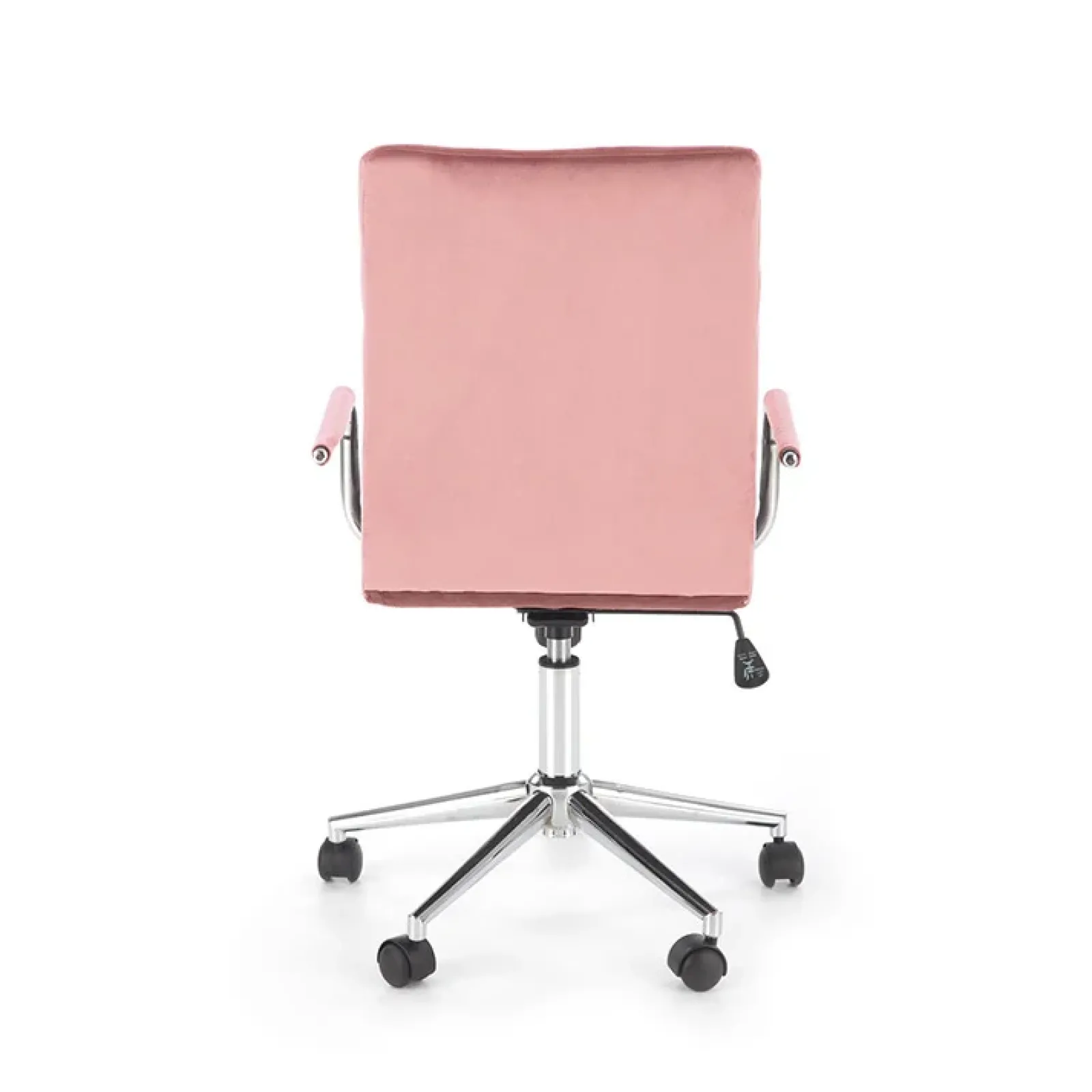 Garnero Arredamenti Sedie Da Ufficio|Sedie Scrivania Ufficio-Sedia per scrivania ragazzi in velluto Burbon Rosa