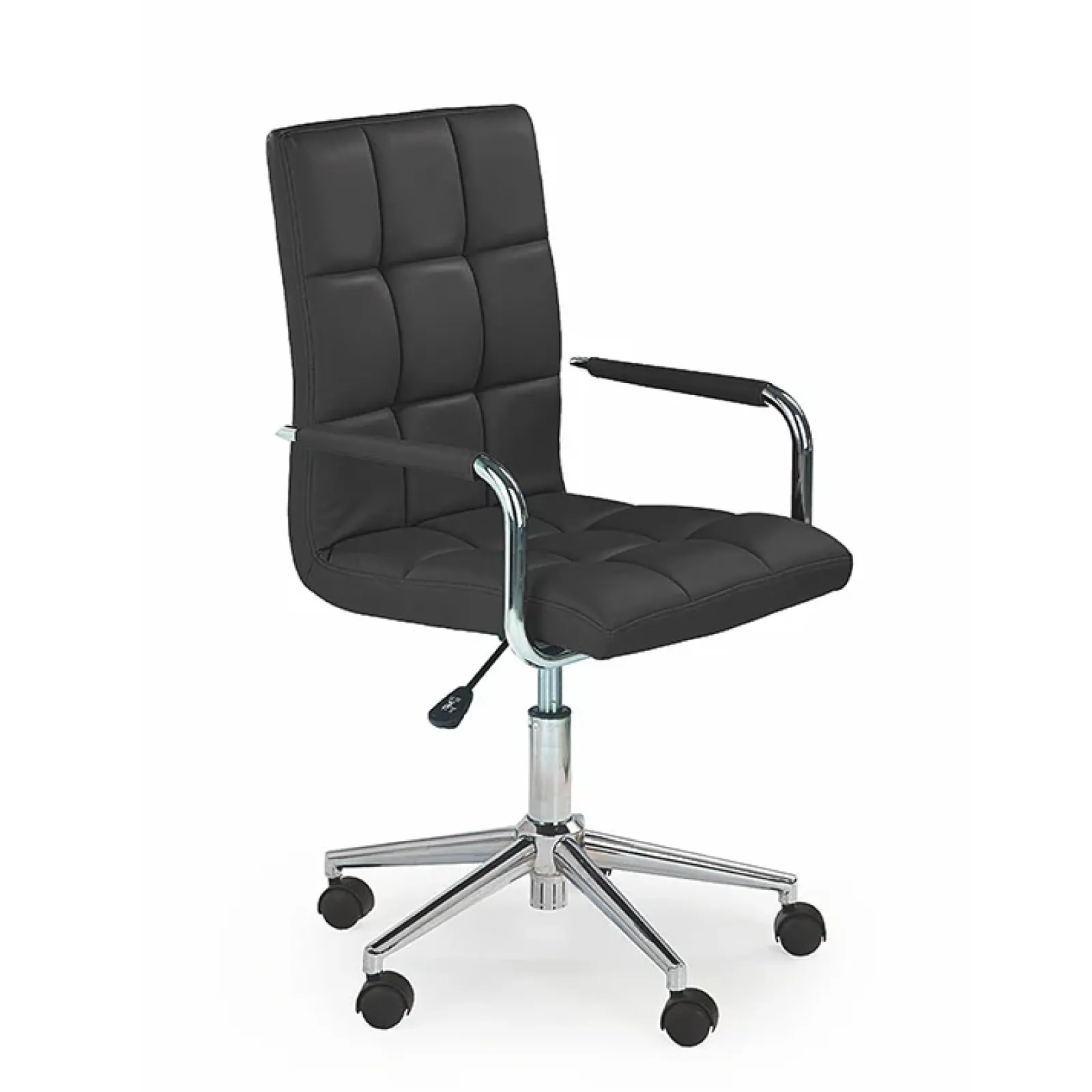 Garnero Arredamenti Sedie Per Scrivania Ragazzi-Sedia per scrivania ragazzi in ecopelle nera Holly Nero