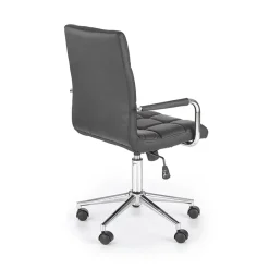 Garnero Arredamenti Sedie Per Scrivania Ragazzi-Sedia per scrivania ragazzi in ecopelle nera Holly Nero