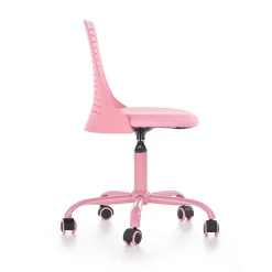 Garnero Arredamenti Sedie Per Scrivania Ragazzi-Sedia per scrivania ragazzi con ruote in polipropilene Ciclope Rosa