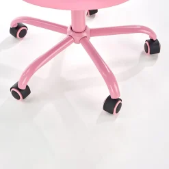 Garnero Arredamenti Sedie Per Scrivania Ragazzi-Sedia per scrivania ragazzi con ruote in polipropilene Ciclope Rosa
