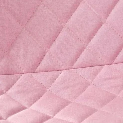 Garnero Arredamenti Sedie Da Ufficio|Sedie Scrivania Ufficio-Sedia per scrivania ragazzi in tessuto ecopelle bianco Bilbao Rosa