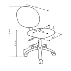 Garnero Arredamenti Sedie Per Scrivania Ragazzi-Sedia per scrivania ragazzi in ecopelle verde Gol