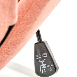 Garnero Arredamenti Sedie In Tessuto|Sedie Per Scrivania Ragazzi-Sedia per scrivania ragazzi in tessuto rosa Carolina