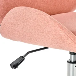 Garnero Arredamenti Sedie In Tessuto|Sedie Per Scrivania Ragazzi-Sedia per scrivania ragazzi in tessuto rosa Carolina
