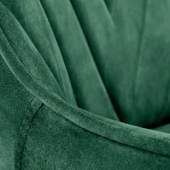 Garnero Arredamenti Sedie Da Ufficio|Sedie Scrivania Ufficio-Sedia per scrivania ragazzi in velluto scuro Randy Verde