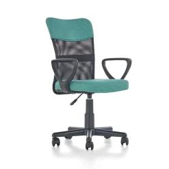 Garnero Arredamenti Sedie Per Scrivania Ragazzi-Sedia per scrivania ragazzi con ruote in tessuto grigio verde Rodry Grigio - Verde