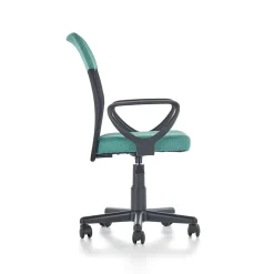 Garnero Arredamenti Sedie Per Scrivania Ragazzi-Sedia per scrivania ragazzi con ruote in tessuto grigio verde Rodry Grigio - Verde