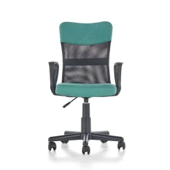 Garnero Arredamenti Sedie Per Scrivania Ragazzi-Sedia per scrivania ragazzi con ruote in tessuto grigio verde Rodry Grigio - Verde