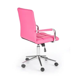 Garnero Arredamenti Sedie Per Scrivania Ragazzi-Sedia per scrivania ragazzi in ecopelle Holly Fucsia