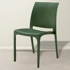 Garnero Arredamenti Sedie Polipropilene-Sedia polipropilene impilabile Tape Gihome® Verde