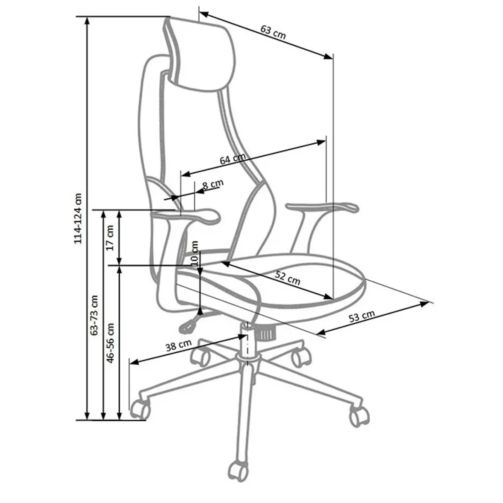 Garnero Arredamenti Sedie Da Ufficio|Sedie Scrivania Ufficio-Sedia ufficio con ruote in ecopelle nero Valiente