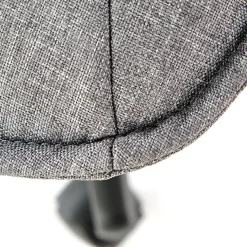 Garnero Arredamenti Sedie Da Ufficio|Sedie Scrivania Ufficio-Sedia ufficio con ruote in tessuto grigio Caietana