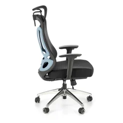 Garnero Arredamenti Sedie Da Ufficio|Sedie Scrivania Ufficio-Sedia ufficio regolabile con braccioli in tessuto nero Arcuri