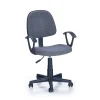 Garnero Arredamenti Sedie Da Ufficio|Sedie Scrivania Ufficio-Sedia ufficio regolabile con ruote in tessuto grigio Spaz