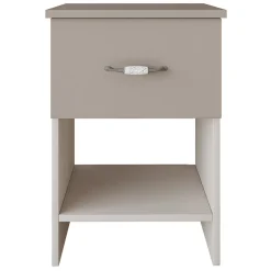 Garnero Arredamenti Comodini Cameretta|Comò-Set 2 comodini moderni 40x59h cm 1 cassetto beige Emporio