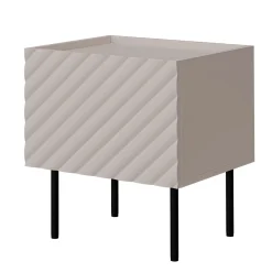 Garnero Arredamenti Comodini|Comò-Set 2 comodini 47x52h cm 1 anta con frontali decorati Daniele Beige