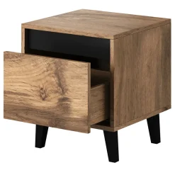 Garnero Arredamenti Comodini|Comò-Set 2 comodini 40x45h cm design moderni rovere rustico Salisburgo