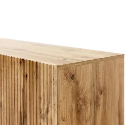 Garnero Arredamenti Comodini Cameretta|Comò-Set 2 comodini 45x52h cm moderni cannettato Essence Quercia