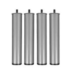 Garnero Arredamenti Accessori Mobili-Set 4 piedini in metallo 30cm per Malta,Venere, Venice