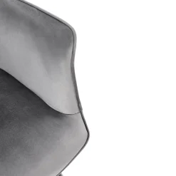 Garnero Arredamenti Poltrone Design|Poltrone Relax-Set 2 poltrone relax moderna in velluto grigio nero Chica