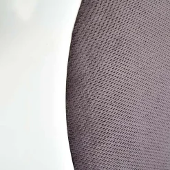 Garnero Arredamenti Sedie In Tessuto-Set 2 sedie da pranzo imbottite in tessuto grigio bianco Adna