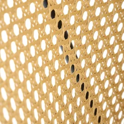 Garnero Arredamenti Sedie In Legno-Set 4 sedie da pranzo in rattan e velluto Triski Grigio