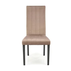 Garnero Arredamenti Sedie In Tessuto-Set 2 sedie da pranzo in tessuto velluto trapuntato beige nero Mascate