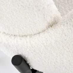 Garnero Arredamenti Sedie In Tessuto-Set 2 sedie da pranzo in tessuto crema Doras