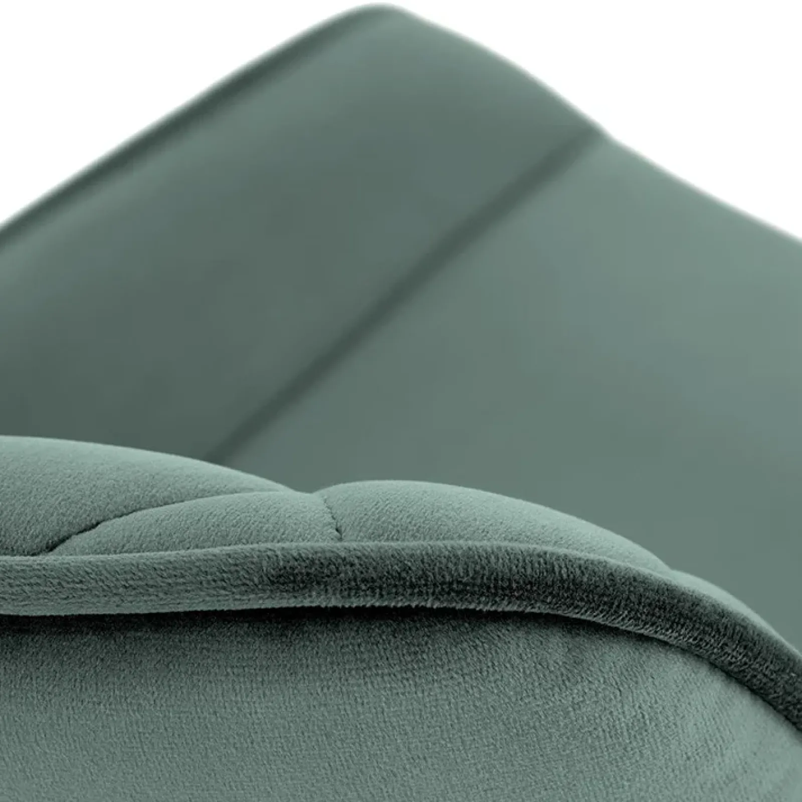 Garnero Arredamenti Sedie In Tessuto-Set 2 sedie da pranzo in velluto verde scuro nero Balboa