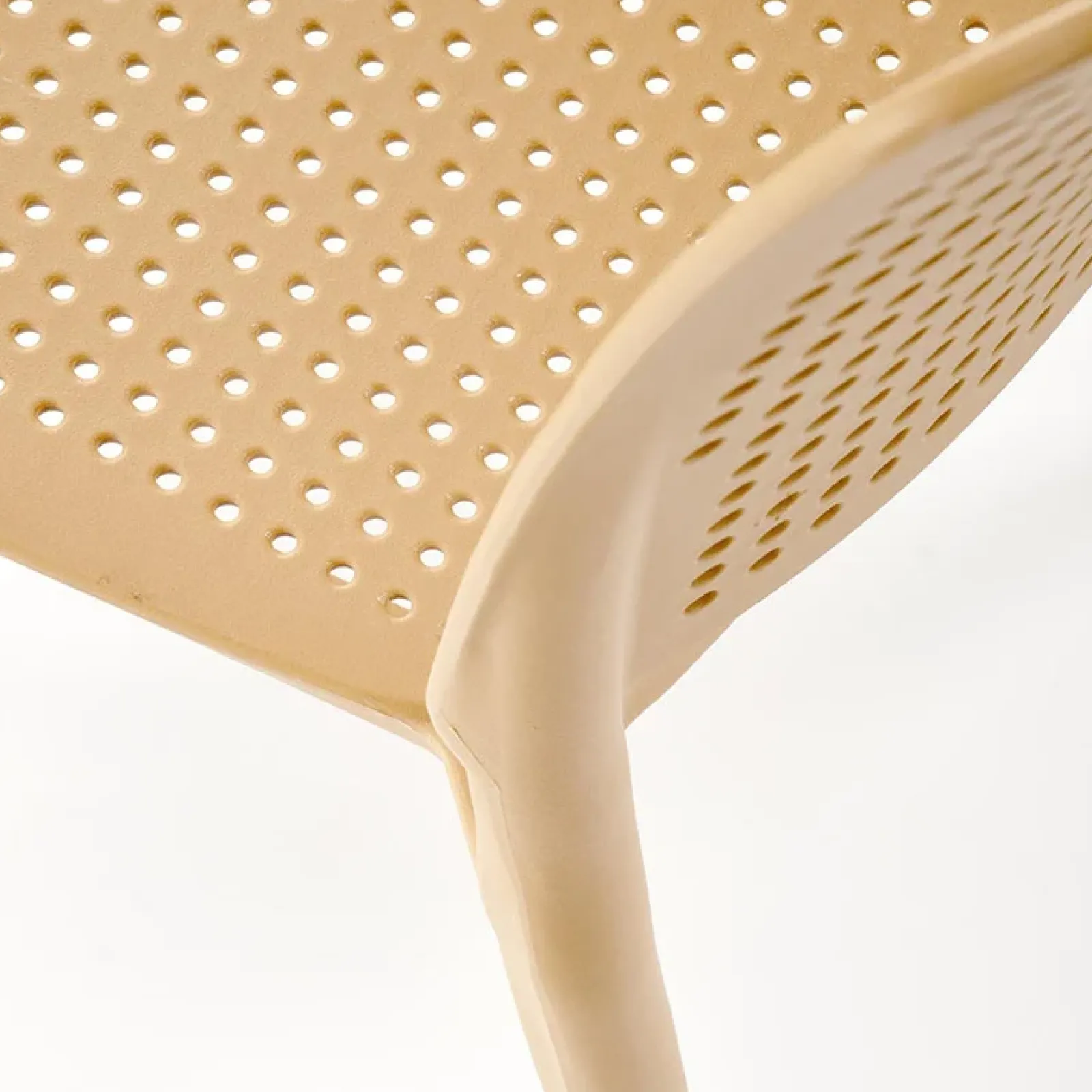 Garnero Arredamenti Sedie Da Giardino|Sedie Polipropilene-Set 4 sedie da pranzo moderne in polipropilene arancione Luanda