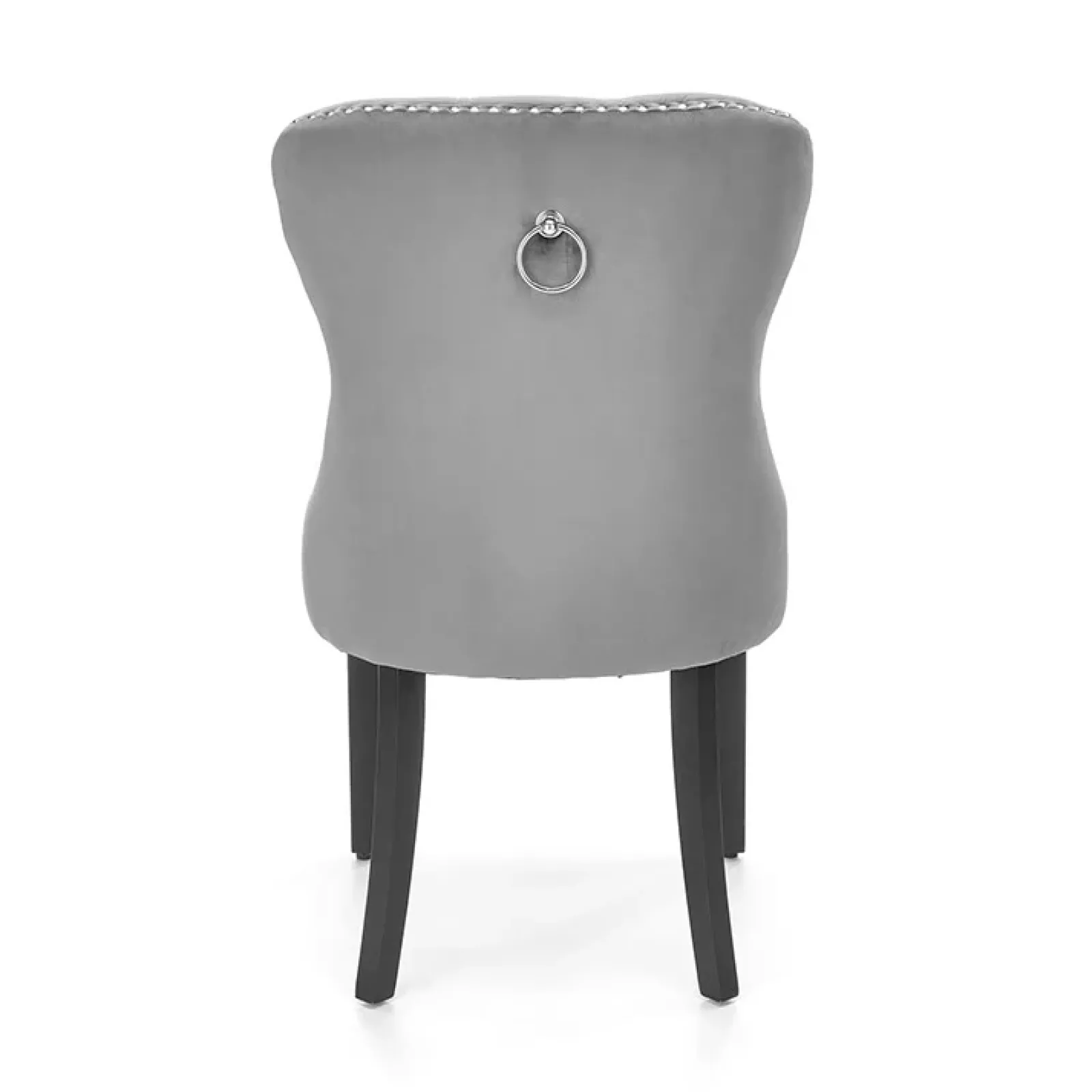 Garnero Arredamenti Sedie In Tessuto-Set 2 sedie da pranzo moderne in tessuto nero Briar Grigio